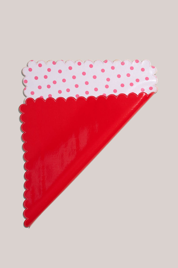 Red Hot Oilcloth Placemat