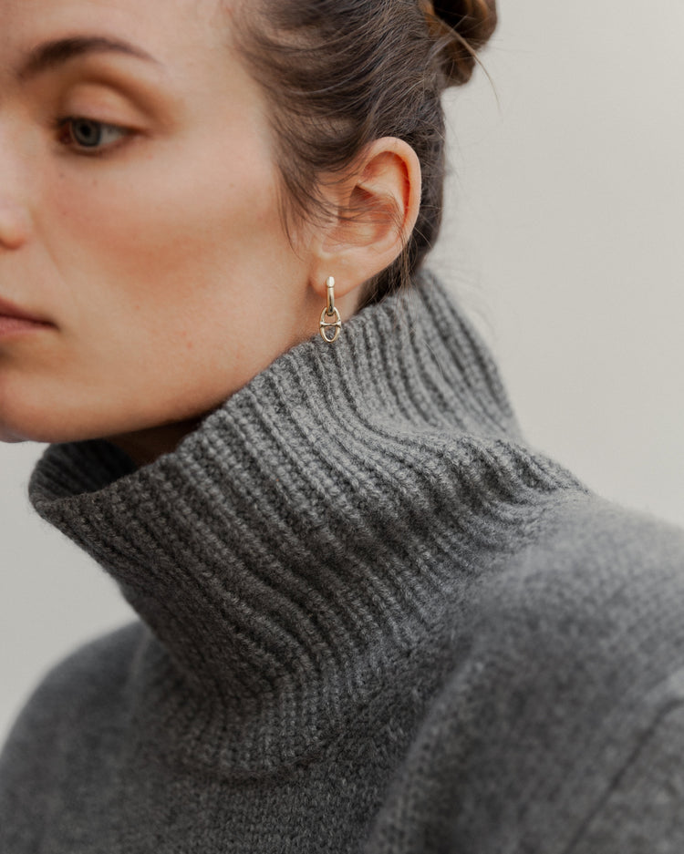 Half Link Hoops with (or without) Large Link Drops