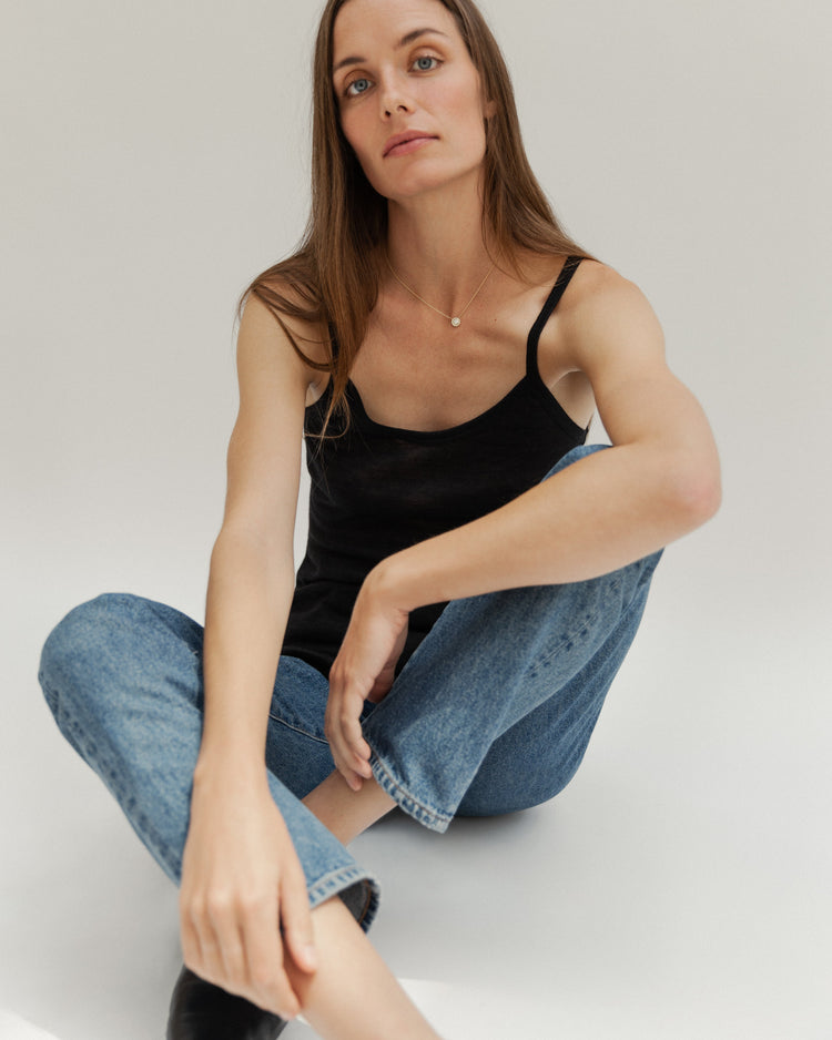 Baby Bullseye Diamond 18k Necklace