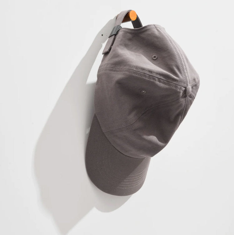 Magnetic Wall Clipboard in Grey/Orange