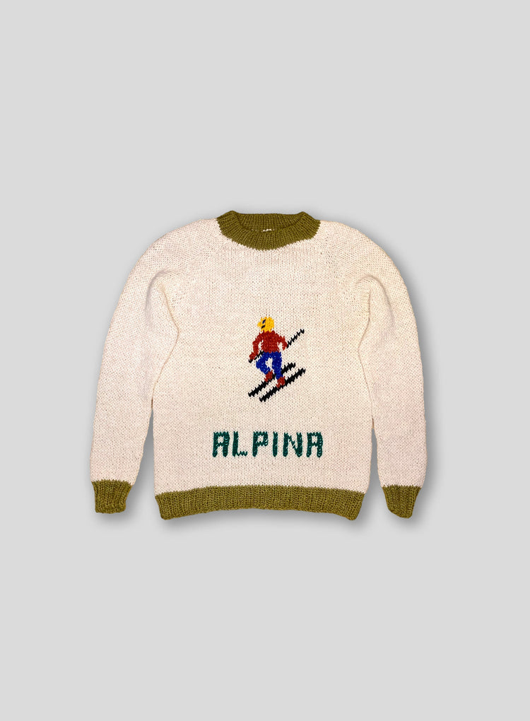 Alpina Hand-Knitted Llama Sweater