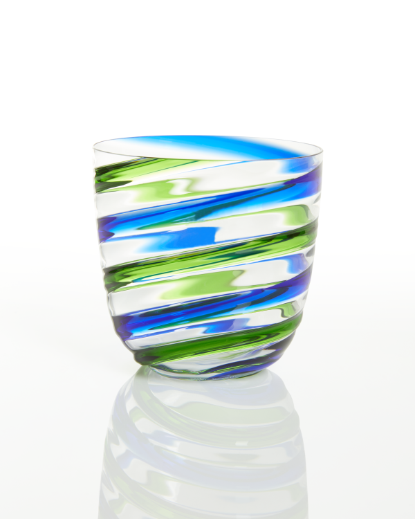 I Diversi: Blue & Green Spiral