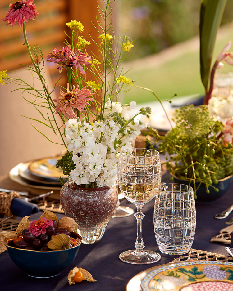 Stellato Glass Vase in Violet