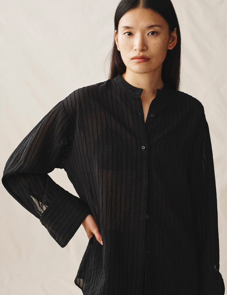 The Sheer Oversized Shirt
