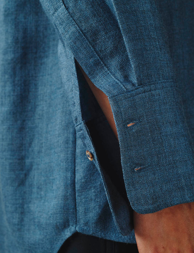 The Everyday Shirt in Silk Cashmere