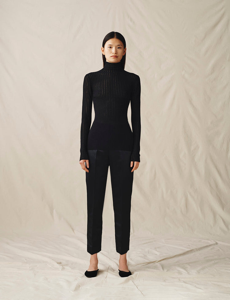 The Whisper Turtleneck in Cashmere and Silk