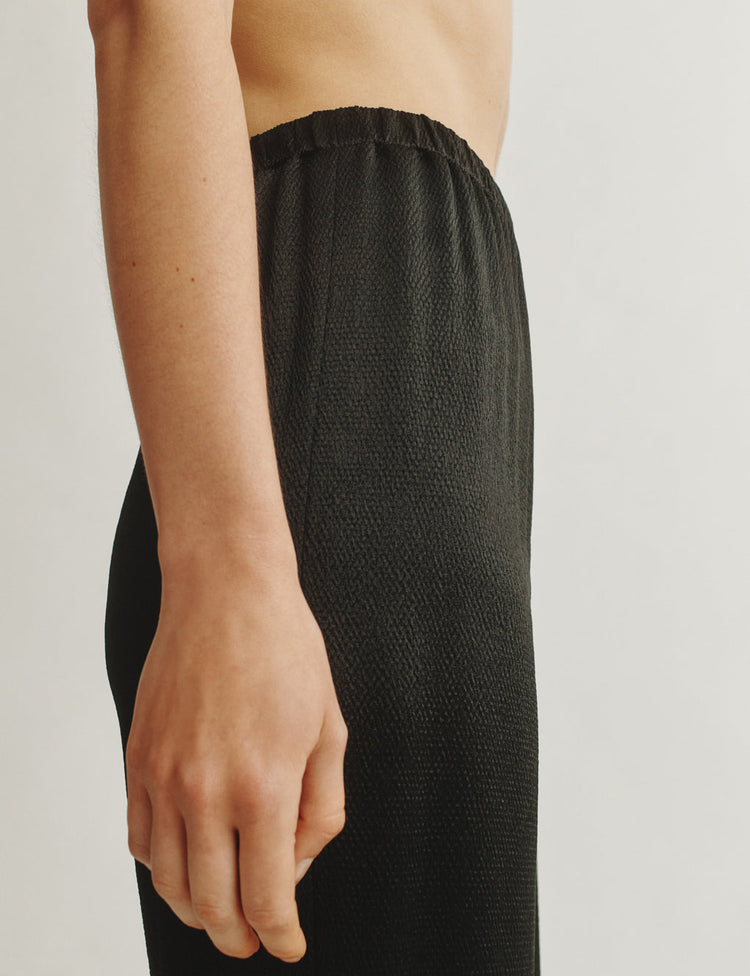 The Relaxed Pant in Hammered Satin