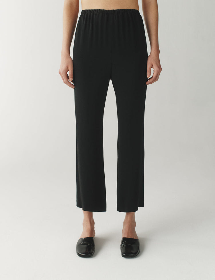 The Cocktail Pants in Black Crepe