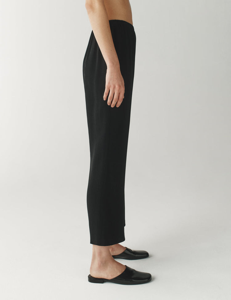 The Cocktail Pants in Black Crepe