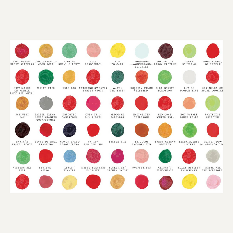 Holiday Color Palette Gift Wrap