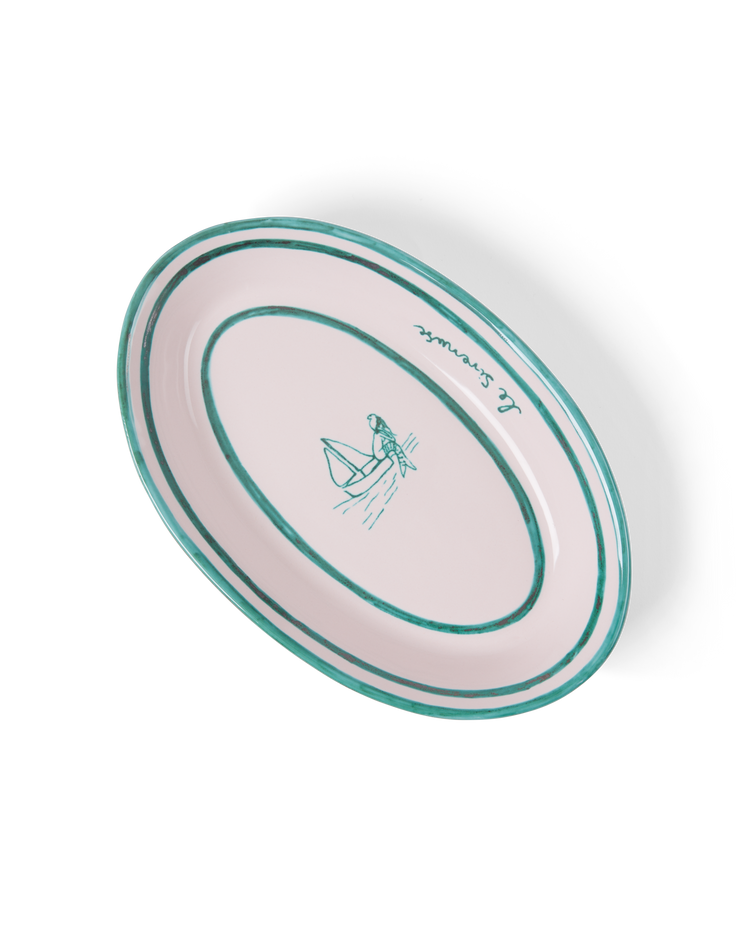 Large Siren Serving Plate