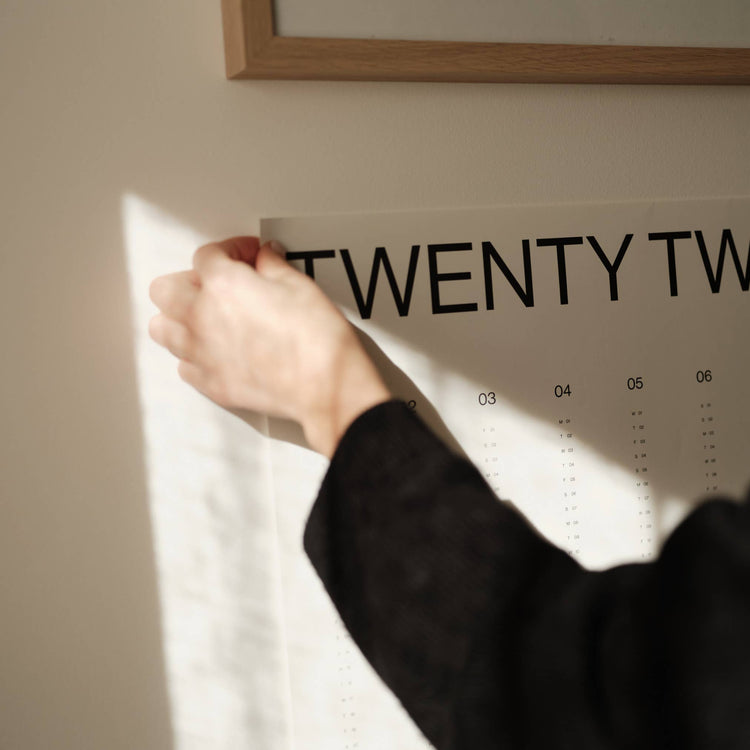 Minimalist 2025 Wall Planner