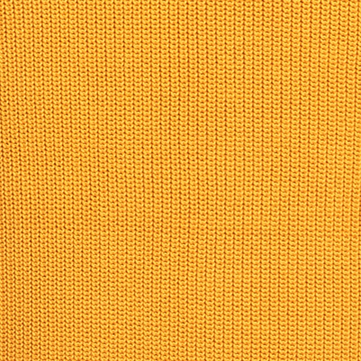 Ribbed Cotton Raglan Sweater in Gold
