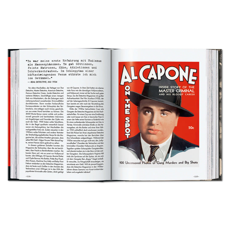 True Crime Detective Magazines. 1924–1969. 45th Ed. (German, French, English)