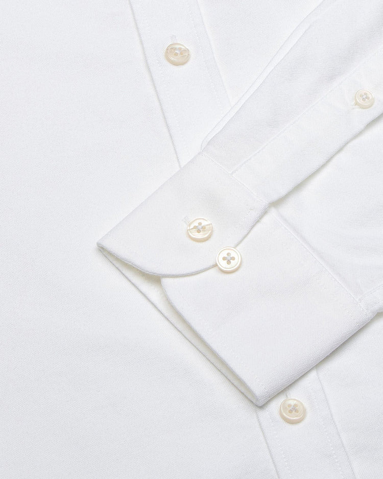 ‘Le Blanc’ White Classic Oxford Shirt