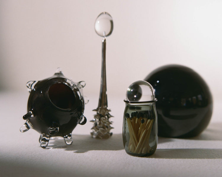 Trace Form Bowl in Oiled Onyx