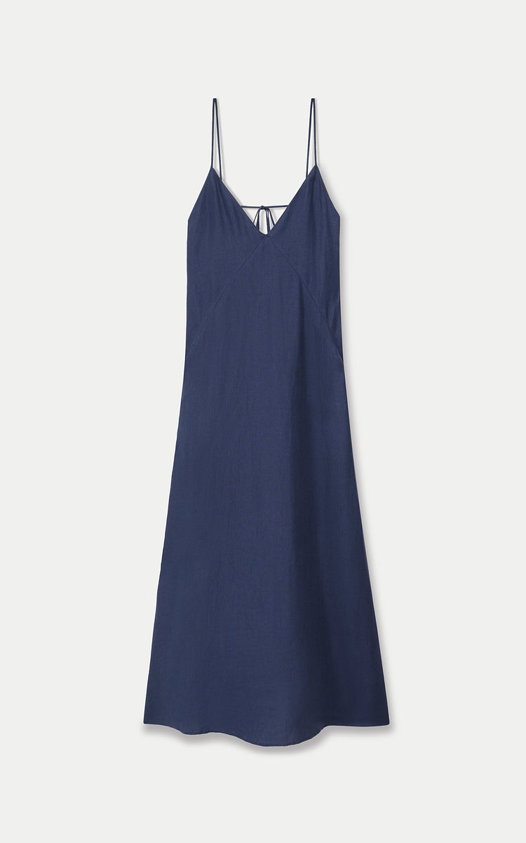 Seamed Slip Dress