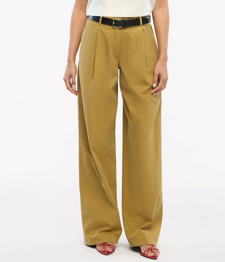 Relaxed Wide Leg Pant