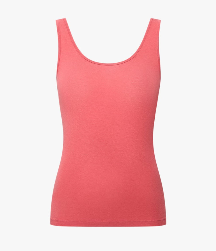 Slim Tank Top in Rhubarb