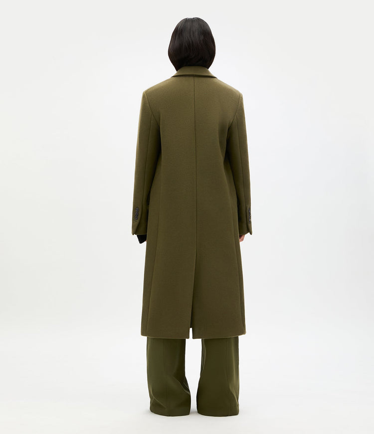 Tailored Overcoat in Moss