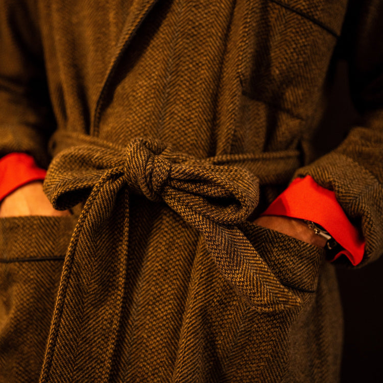 Woollen Herring Dressing Gown