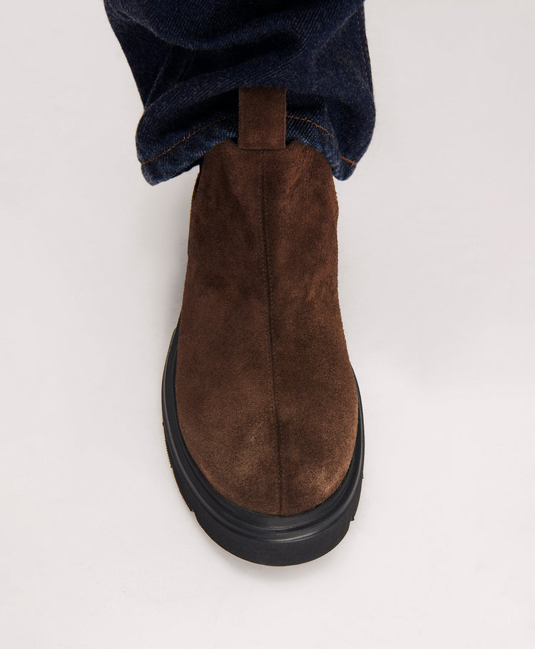 Camilla Boot in Espresso Suede