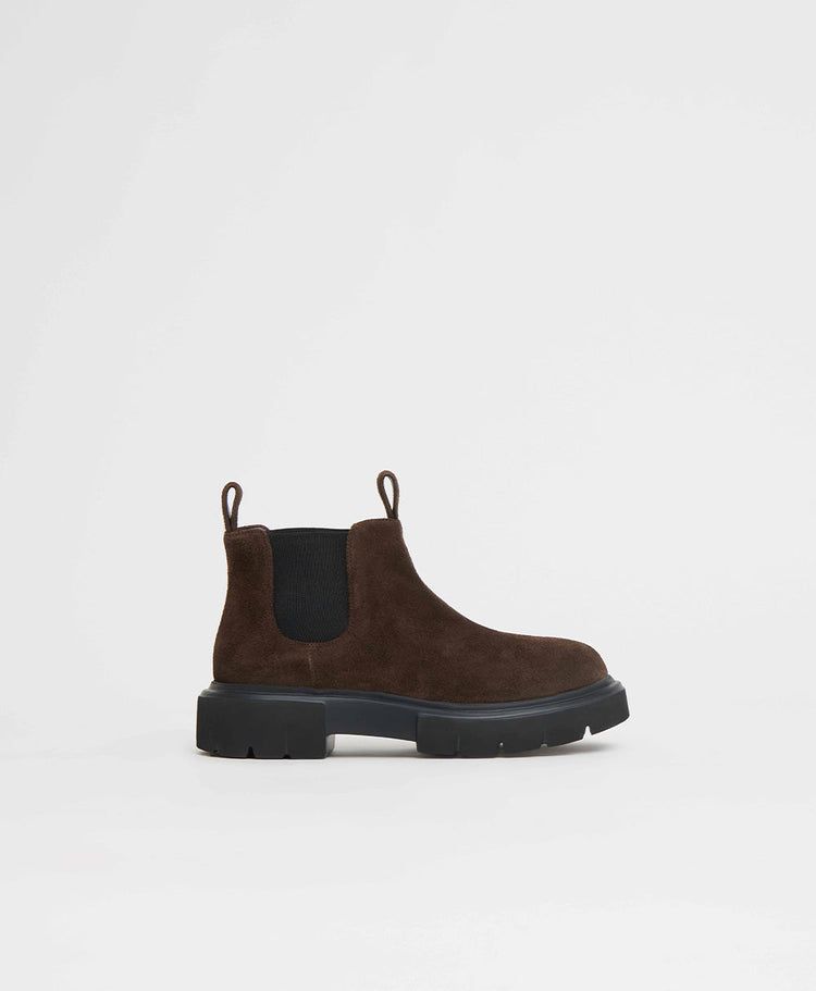 Camilla Boot in Espresso Suede