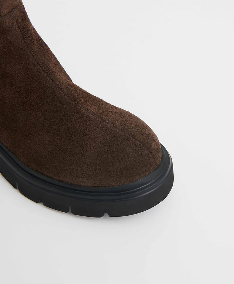 Camilla Boot in Espresso Suede