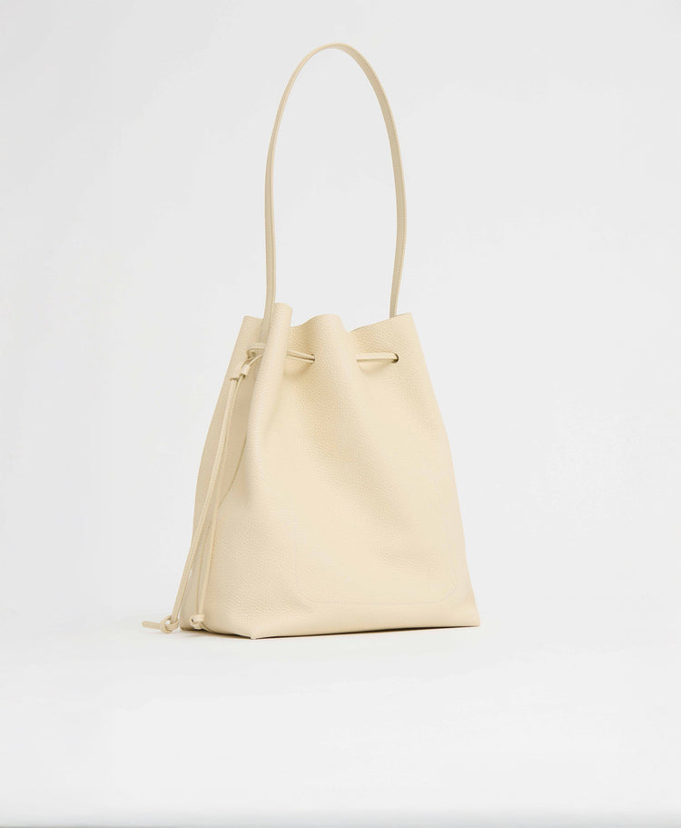 Drawstring Cabas in Jasmine