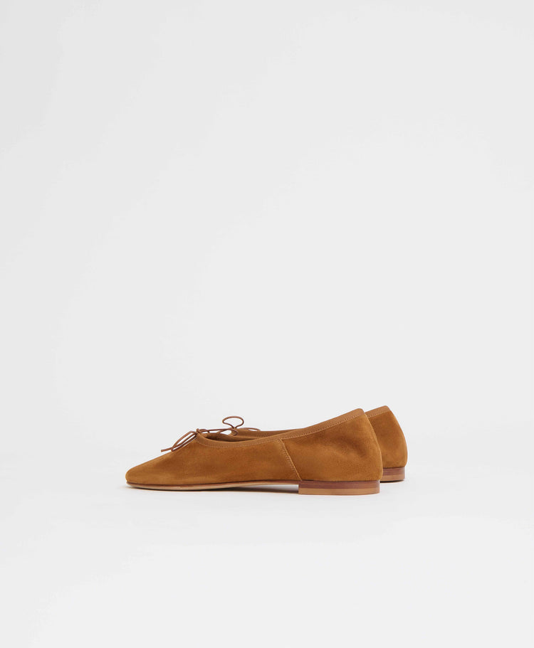 Dream Ballerina in Saddle Suede