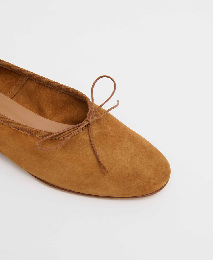 Dream Ballerina in Saddle Suede