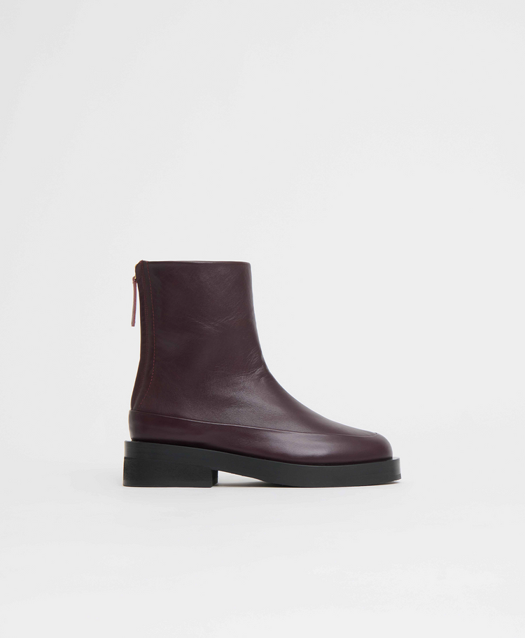 Marion Boot in Plum