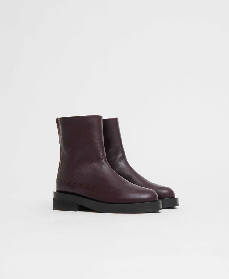 Marion Boot in Plum