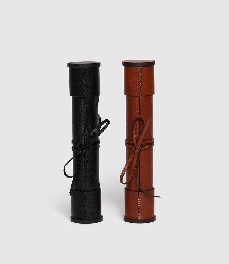 Backgammon Set in Buffalo Cognac