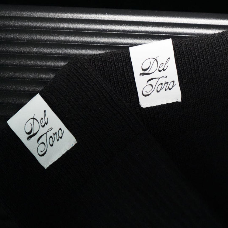 Ribbed Loop Sock - Black
