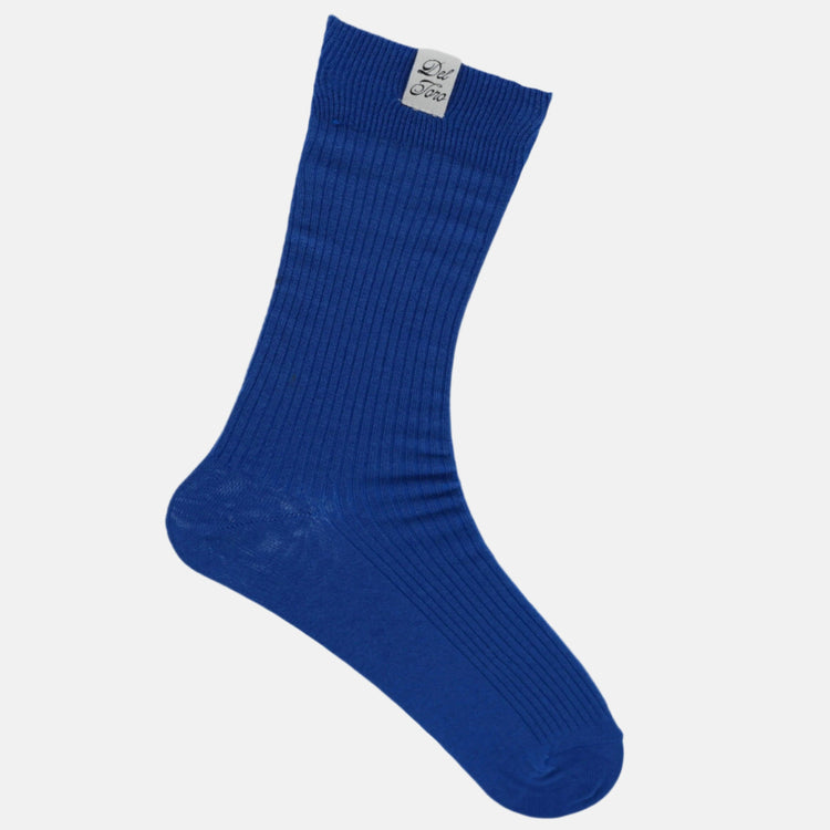 Ribbed Loop Sock - Blue