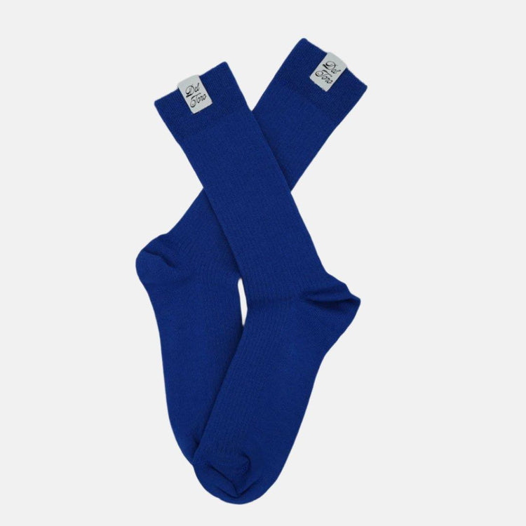 Ribbed Loop Sock - Blue