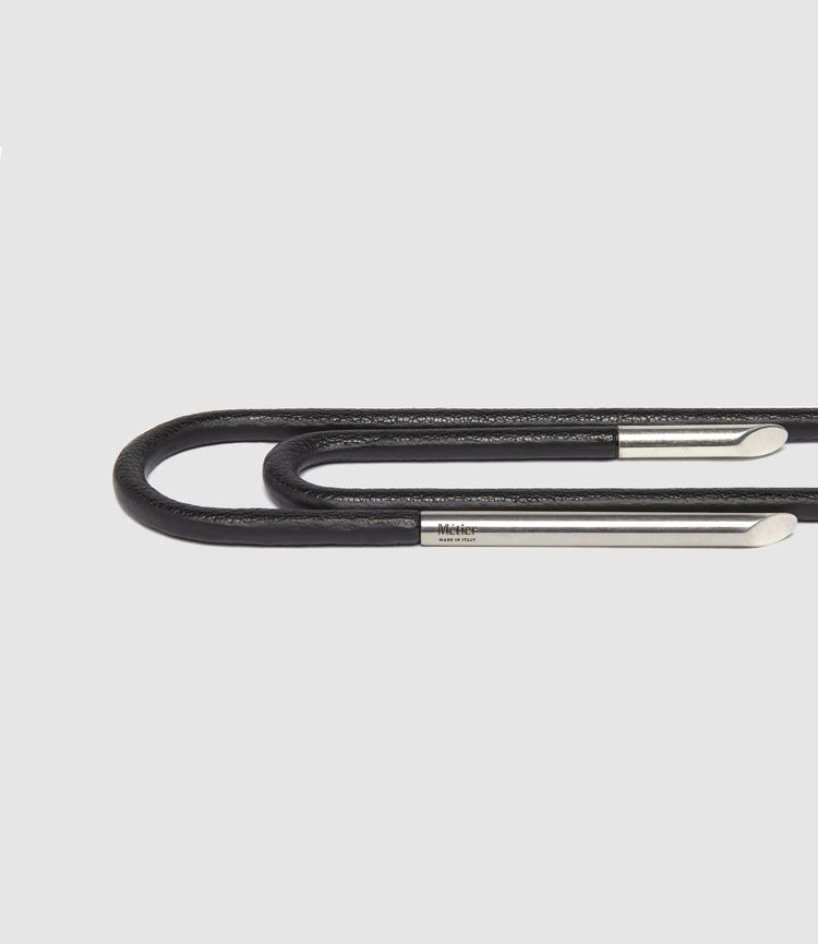 Bookmark in Buffalo Cacao with Silverstone