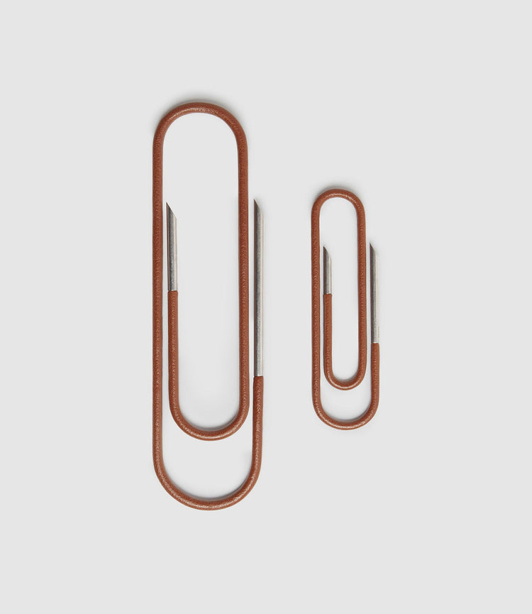 Bookmark in Silverstone and Buffalo Cognac