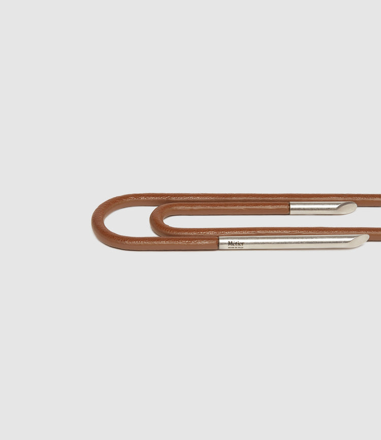 Bookmark in Silverstone and Buffalo Cognac