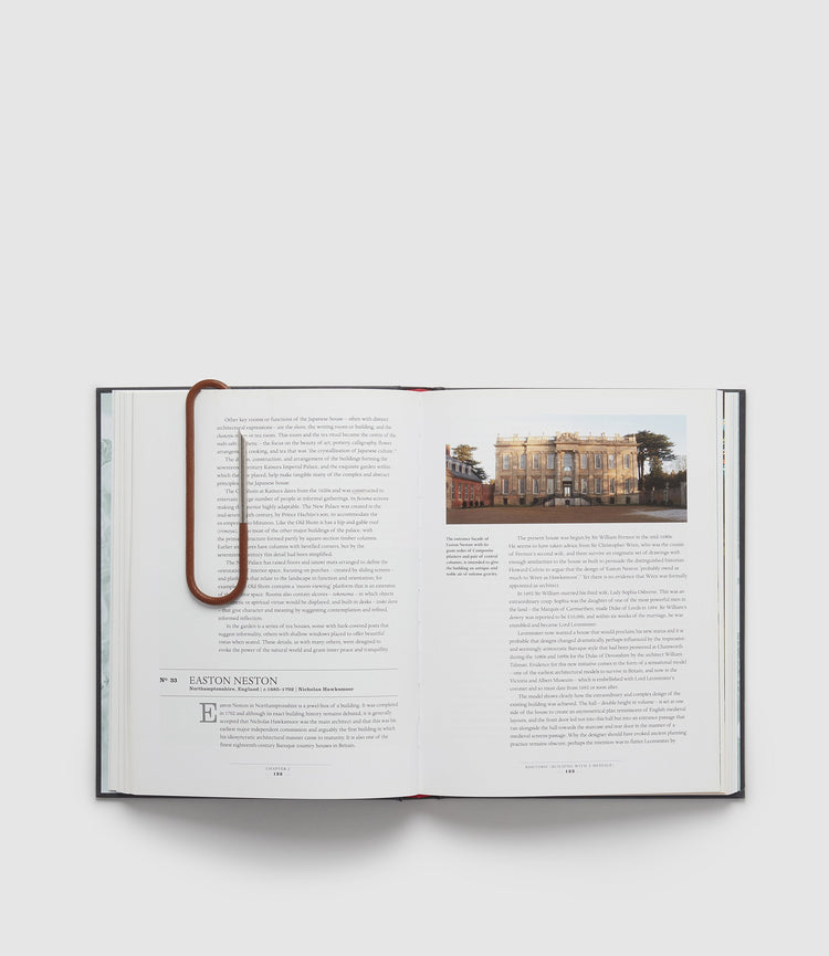 Bookmark in Silverstone and Buffalo Cognac