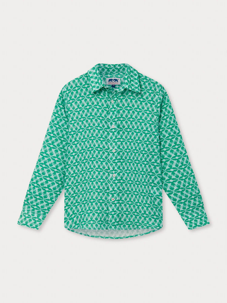 Kids Palm Eagle Abaco Linen Shirt