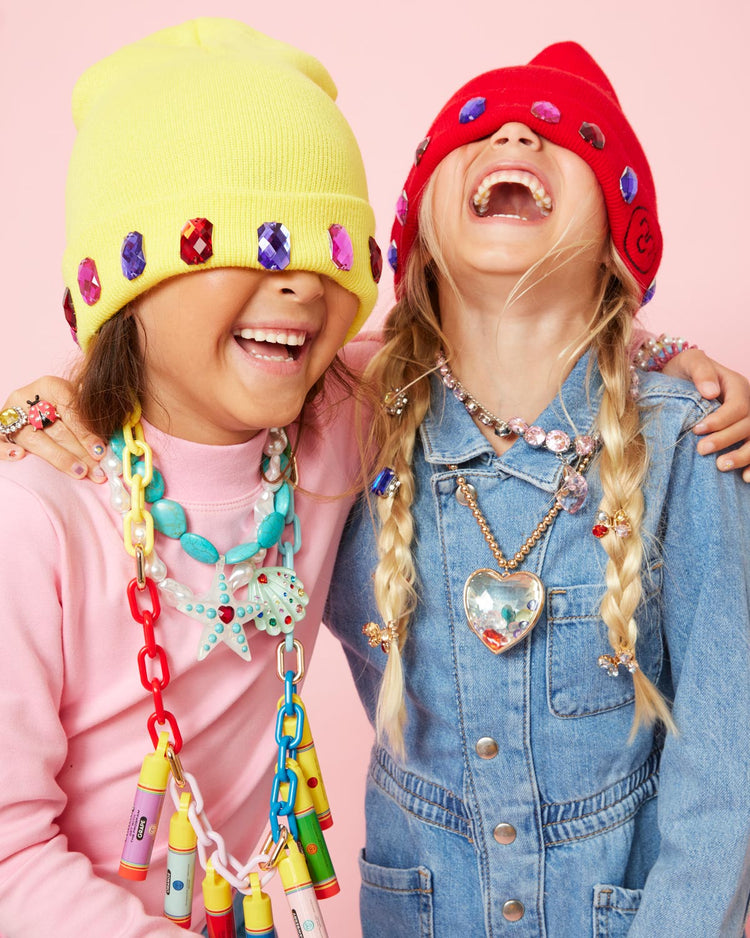 Snowball Fight Beanie Hat Set