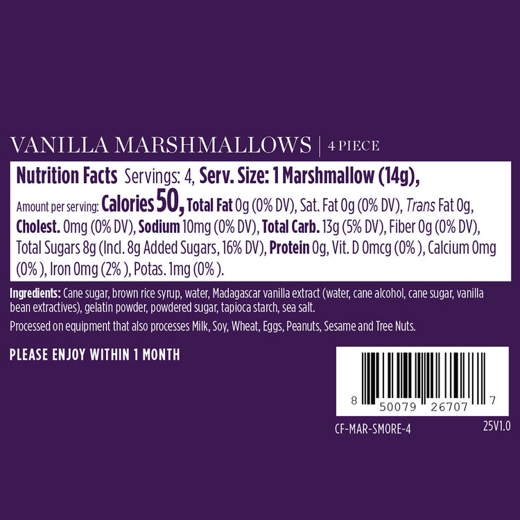Naked Vanilla Marshmallows