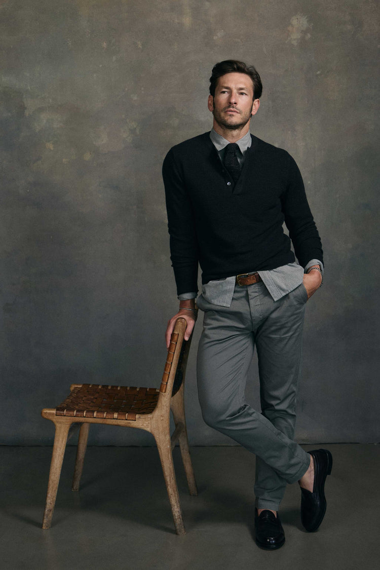 Series Chino in Pewter Green
