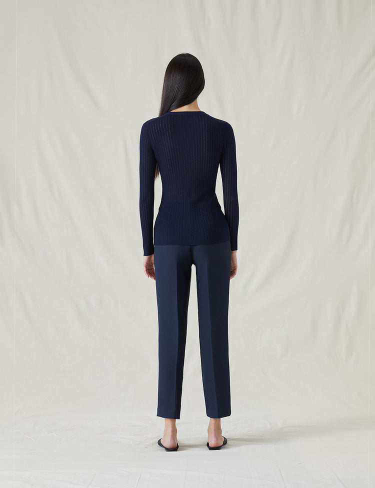 The Whisper Cardigan in Navy