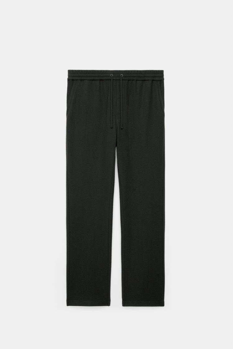 Cashmere Wool Straight Leg Trouser