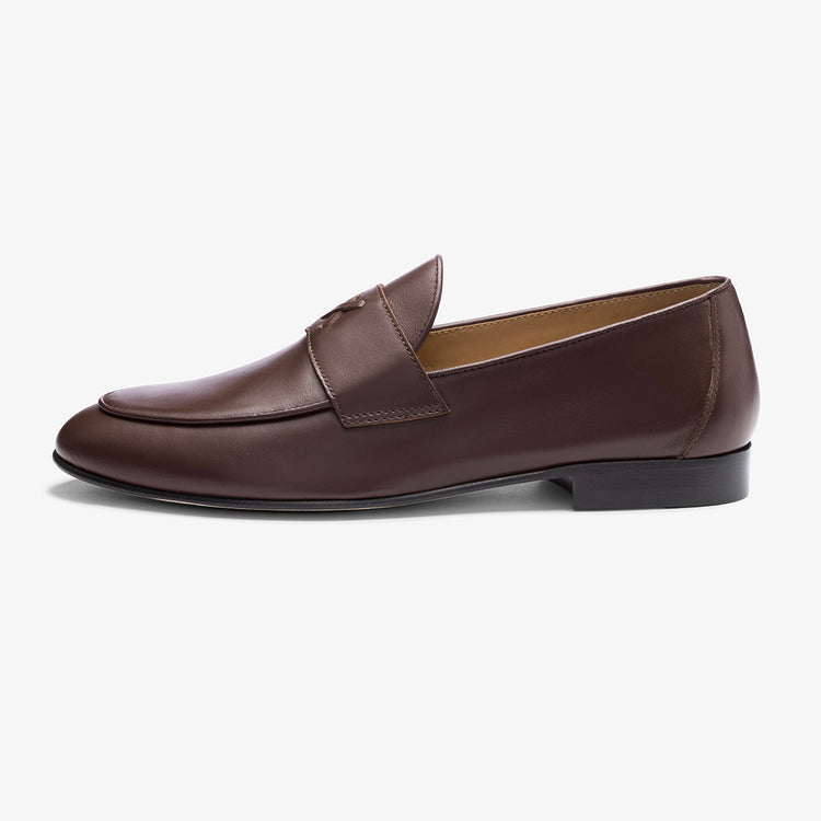 Men’s Brown Smooth Calf Leather Centesimo