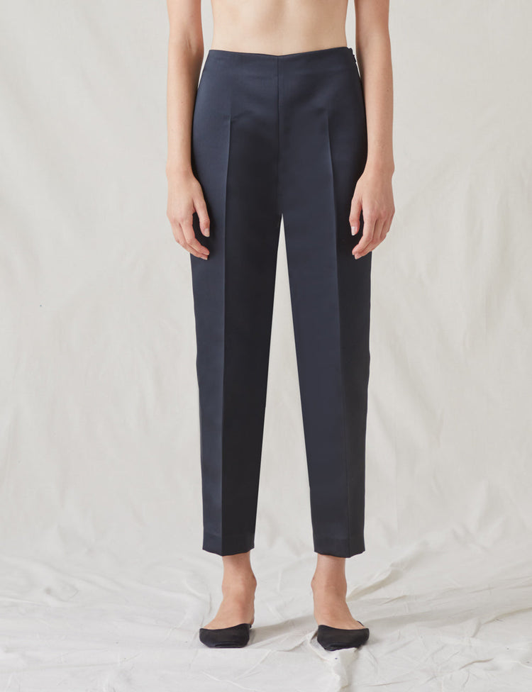 The Cigarette Pants in Duchess Satin