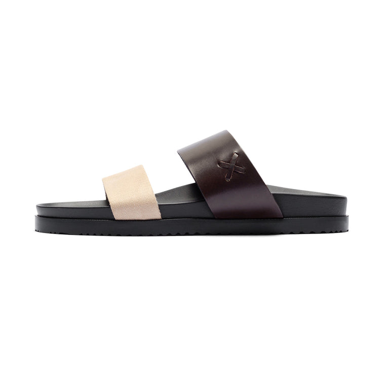 Brown & Tan Cinturini Sandal